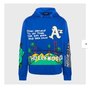 Cali to NYC Hoodie Royal Blue